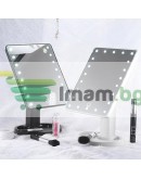 Огледало за грим с LED светлини и сензорен контрол